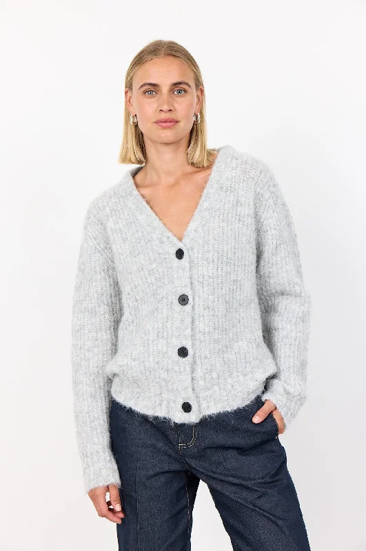 Inora Cardigan Light Grey Melange