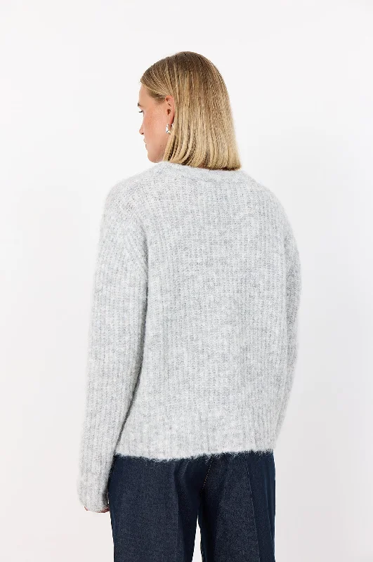 Inora Cardigan Light Grey Melange