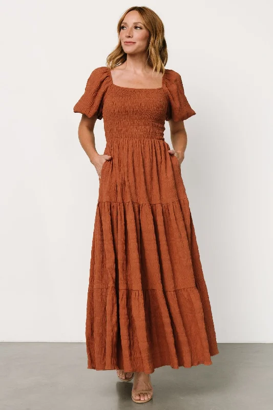 Maxi Dresses for Bridal ShowersAmaya Smocked Dress | Sandstone