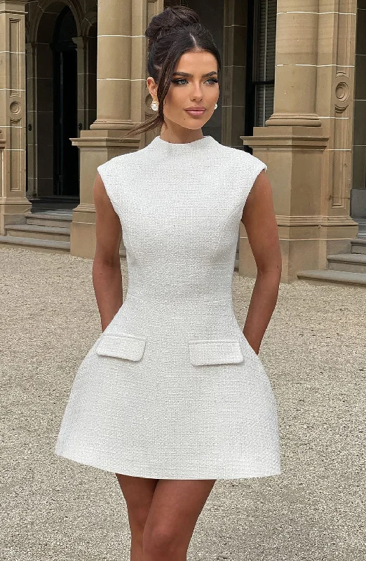 "VIP Sale: Extra 15% Off on Women's Dresses for Our Loyal Customers"Blake Mini Dress - Ivory "VIP Sale: Extra 15% Off on Women's Dresses for Our Loyal Customers"Blake Mini Dress - Ivory