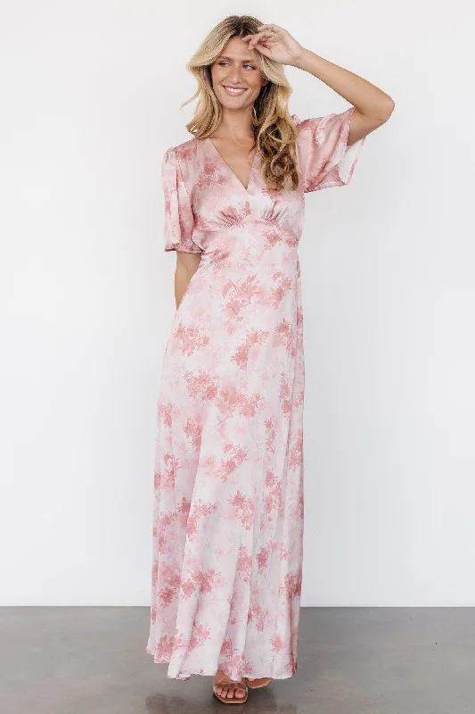 Vintage - Style Corduroy Maxi Dresses for AutumnCarmen Maxi Dress | Blush Floral