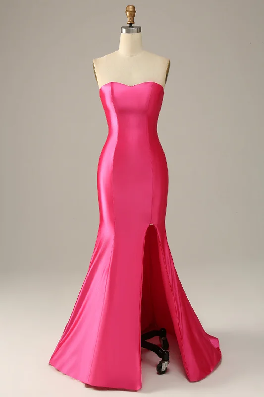 "Plus size formal dresses for women for special events"Fuchsia Sweetheart Mermaid Prom Dress "Plus size formal dresses for women for special events"Fuchsia Sweetheart Mermaid Prom Dress