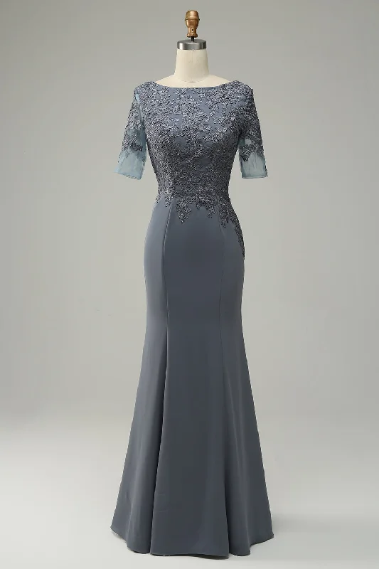 "Flash Sale: Grab Your Favorite Women's Dresses at Unbeatable Prices!"Grey Appliques Mother of Bride Dress "Flash Sale: Grab Your Favorite Women's Dresses at Unbeatable Prices!"Grey Appliques Mother of Bride Dress