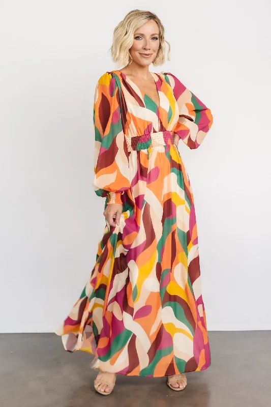 Maxi Dresses with Abstract Art Prints for a Unique StyleLawson Maxi Dress | Green Multi Maxi Dresses with Abstract Art Prints for a Unique StyleLawson Maxi Dress | Green Multi
