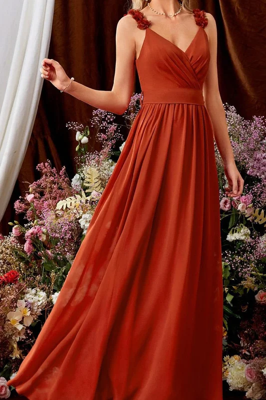 Vintage - Style Corduroy Maxi Dresses for AutumnBackless V-neck Slip Maxi Dress