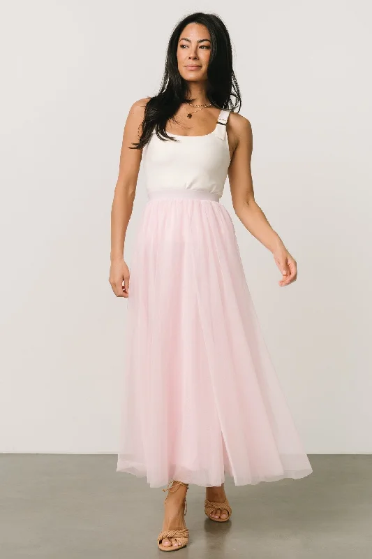 Maxi Dresses Ideal for Tropical GetawaysMila Tulle Skirt | Rosy Pink