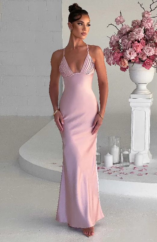 Maxi Dresses for Office - Appropriate Summer PartiesMiriam Maxi Dress - Blush