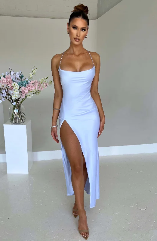 Gothic - Style Black Maxi Dresses for Alternative EventsMisha Maxi Dress - Baby Blue