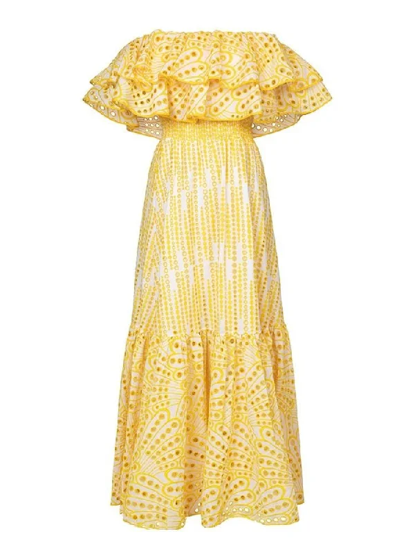 Hooded midi dress for a casual and cozy styleNicole Print Midi Dress - Yellow Print Hooded midi dress for a casual and cozy styleNicole Print Midi Dress - Yellow Print