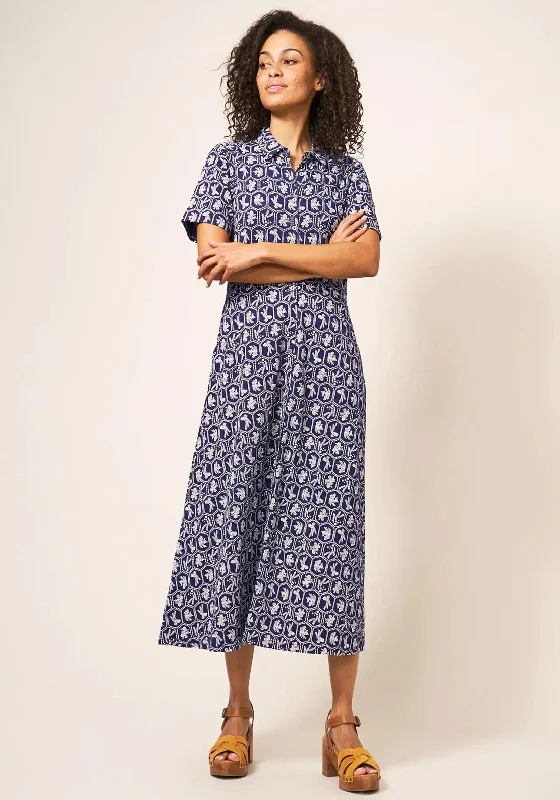 Sleeveless silk midi dress for a sophisticated summer styleWhite Stuff Rua Print Jersey Midi Dress, Navy Sleeveless silk midi dress for a sophisticated summer styleWhite Stuff Rua Print Jersey Midi Dress, Navy