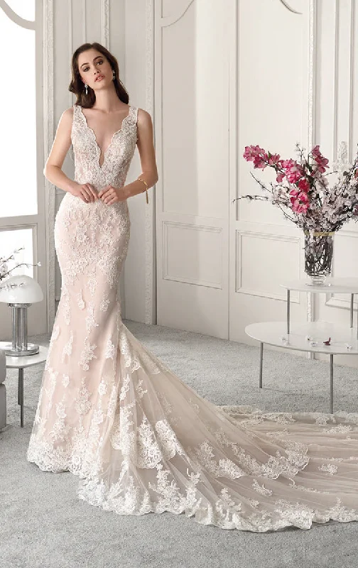 Quirky - designed wedding dress for an individual bride872