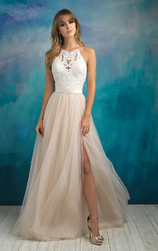 Beach - appropriate short wedding dress9509