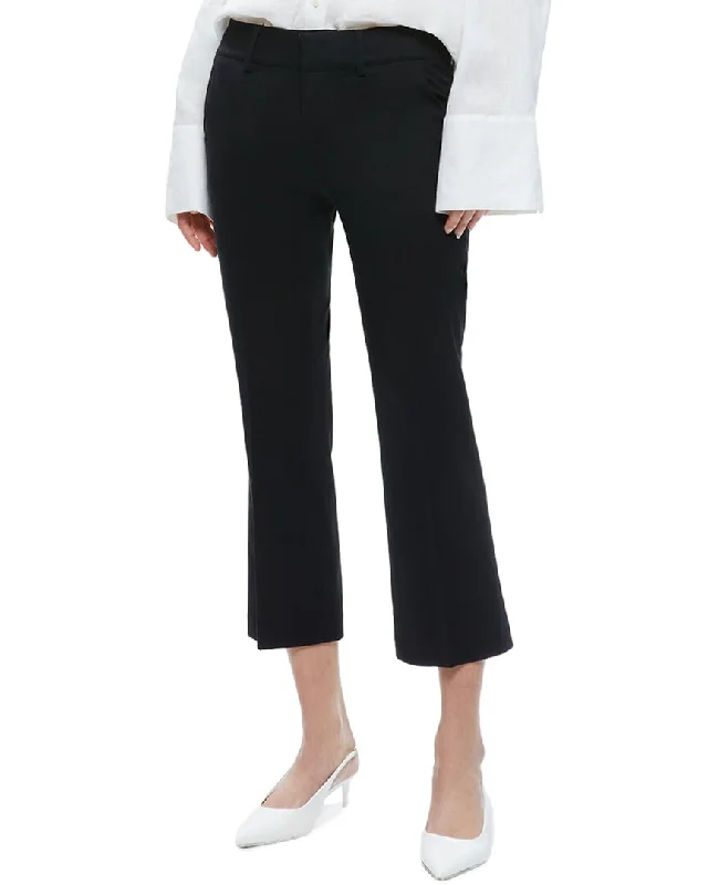 Cuffed wide leg jeans for women in a stylish and neat lookalice + olivia Janis Low- Rise Cropped Flare Pant