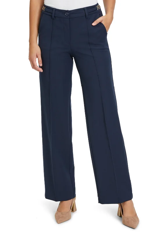 Flared pants for women to flatter the figureBetty Barclay Wide Leg Suit Trousers, Navy Flared pants for women to flatter the figureBetty Barclay Wide Leg Suit Trousers, Navy