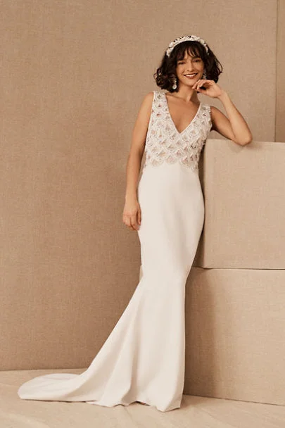 Princess - style wedding dress with a big skirtBHLDN Sachin & Babi Sia Gown
