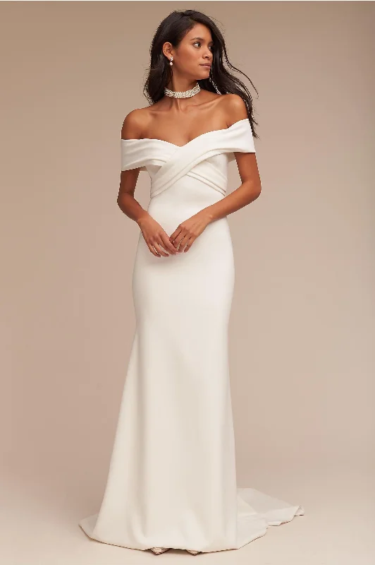 Cocktail - length wedding dress for a casual ceremonyBHLDN Theia Blake Gown