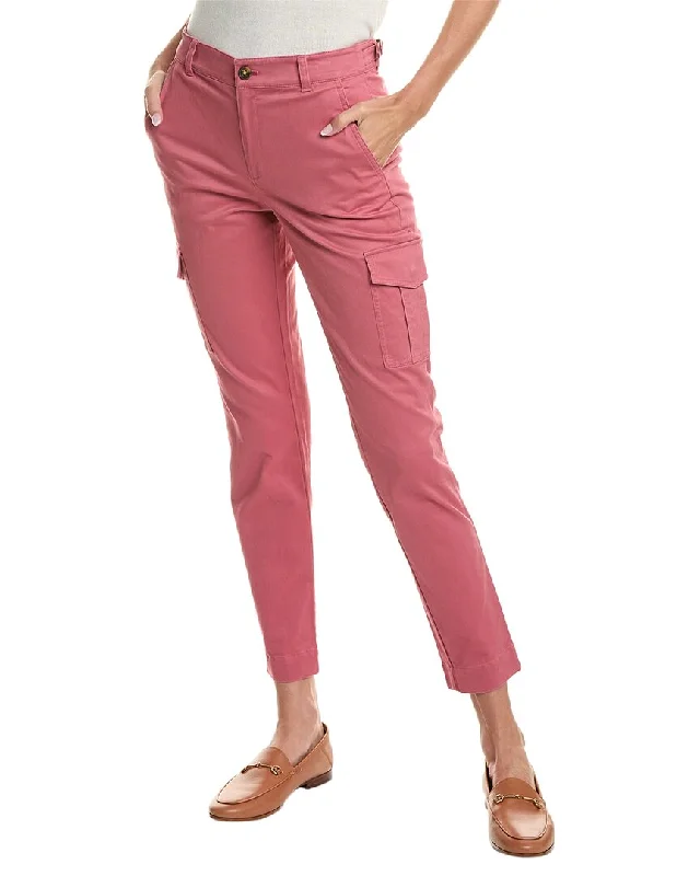 High waisted wide leg pants for women in summerBrooks Brothers Cargo Pant