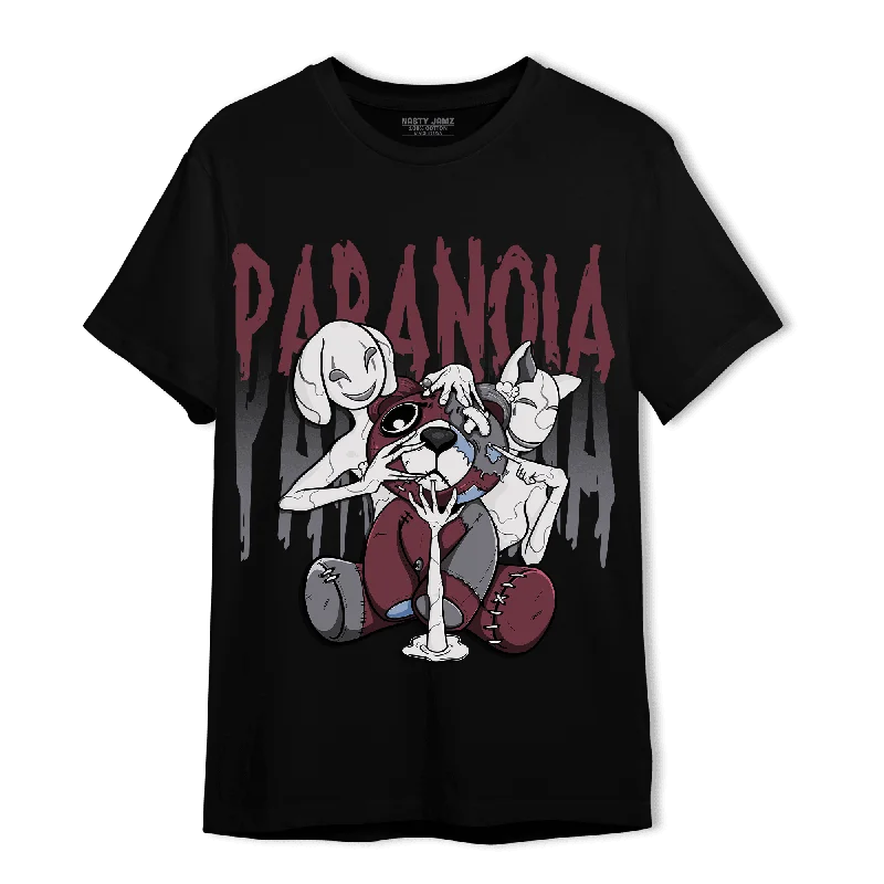 Women's T - shirt with a lace - detailed sleeveNastyJamz Burgundy 5s T Shirt Match Paranoia BER Women's T - shirt with a lace - detailed sleeveNastyJamz Burgundy 5s T Shirt Match Paranoia BER