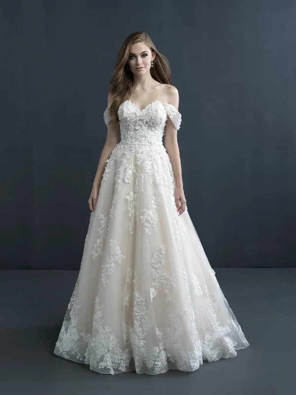 Jeweled - bodice wedding dress for a sparkly lookC603