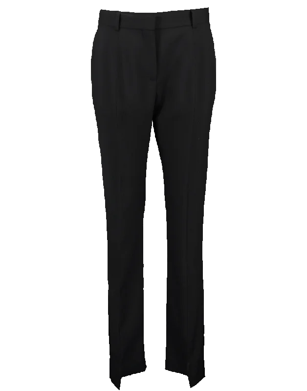 Jeans with distressed details for womenContrast Slim Trouser