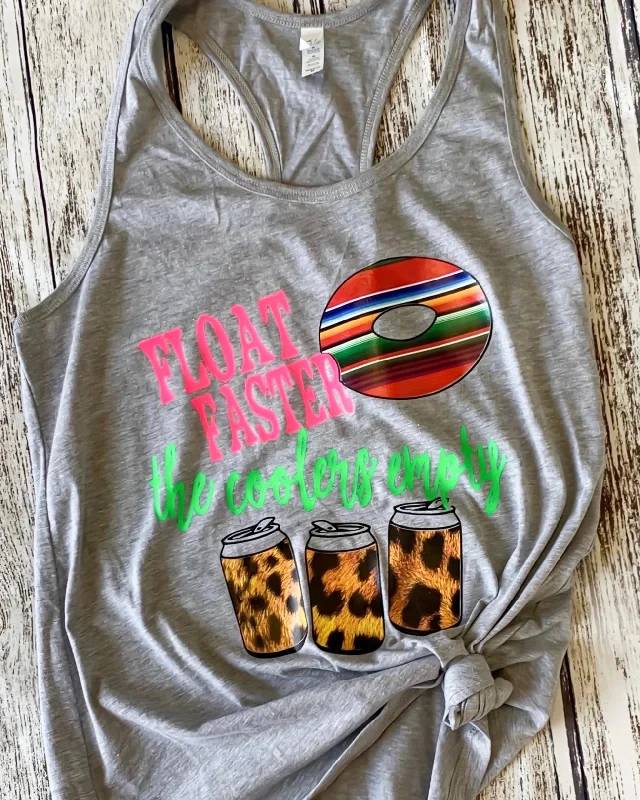 Plaid women's T - shirt for a preppy lookCoolers Empty Tank