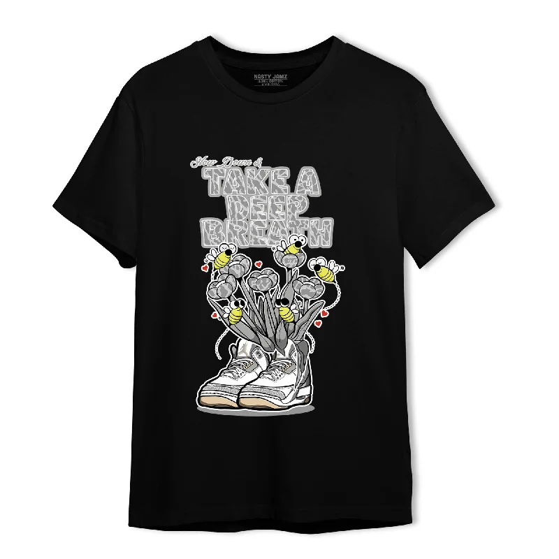 Fuzzy women's T - shirt with a fur - like textureNastyJamz Craft Ivory 3s T Shirt Match Bee Sneaker Fuzzy women's T - shirt with a fur - like textureNastyJamz Craft Ivory 3s T Shirt Match Bee Sneaker