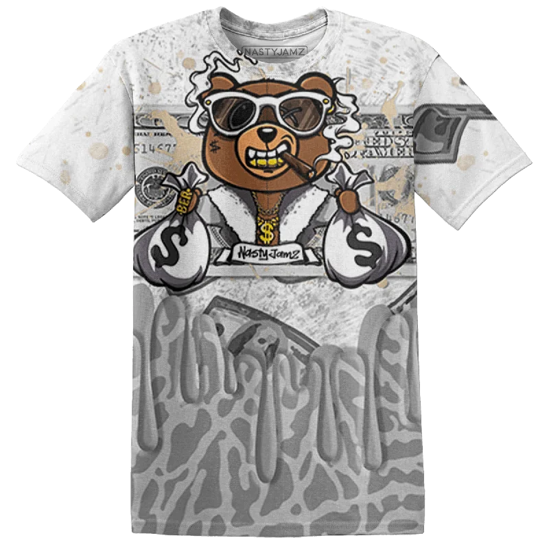 Cable knit women's T - shirt with a cable - textured pocketNastyJamz Craft Ivory 3s T Shirt Match BER Dollar 3D All-Over Print