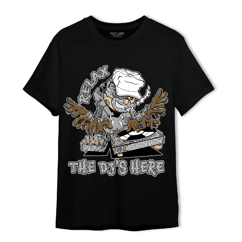 Cropped women's T - shirt with a pom - pom trimNastyJamz Craft Ivory 3s T Shirt Match BER The DJ Here Cropped women's T - shirt with a pom - pom trimNastyJamz Craft Ivory 3s T Shirt Match BER The DJ Here