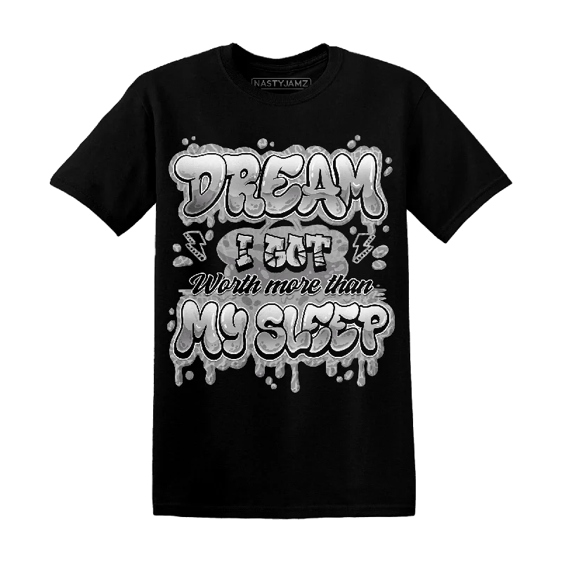 Women's T - shirt with a burnout patternNastyJamz Craft Ivory 3s T Shirt Match Dream Over Rest