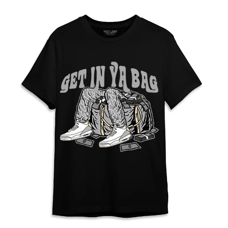 Fuzzy women's T - shirt with a hoodNastyJamz Craft Ivory 3s T Shirt Match Get In Ya Bag