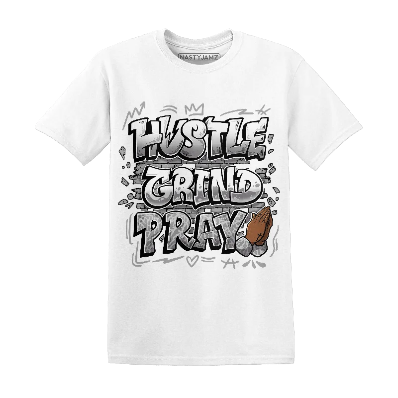 Women's wrap - style T - shirt for a customizable fitNastyJamz Craft Ivory 3s T Shirt Match Hustle Grind Pray Women's wrap - style T - shirt for a customizable fitNastyJamz Craft Ivory 3s T Shirt Match Hustle Grind Pray