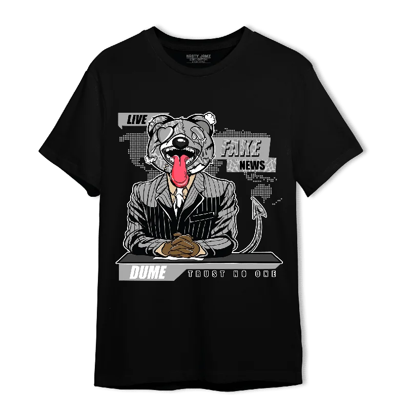 Printed women's T - shirt with a geometric - floral patternNastyJamz Craft Ivory 3s T Shirt Match News Presenter BER Printed women's T - shirt with a geometric - floral patternNastyJamz Craft Ivory 3s T Shirt Match News Presenter BER