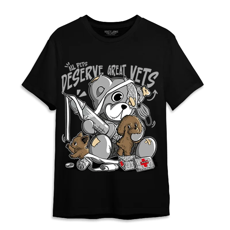 Printed women's T - shirt with animal printsNastyJamz Craft Ivory 3s T Shirt Match Veterinary BER Printed women's T - shirt with animal printsNastyJamz Craft Ivory 3s T Shirt Match Veterinary BER