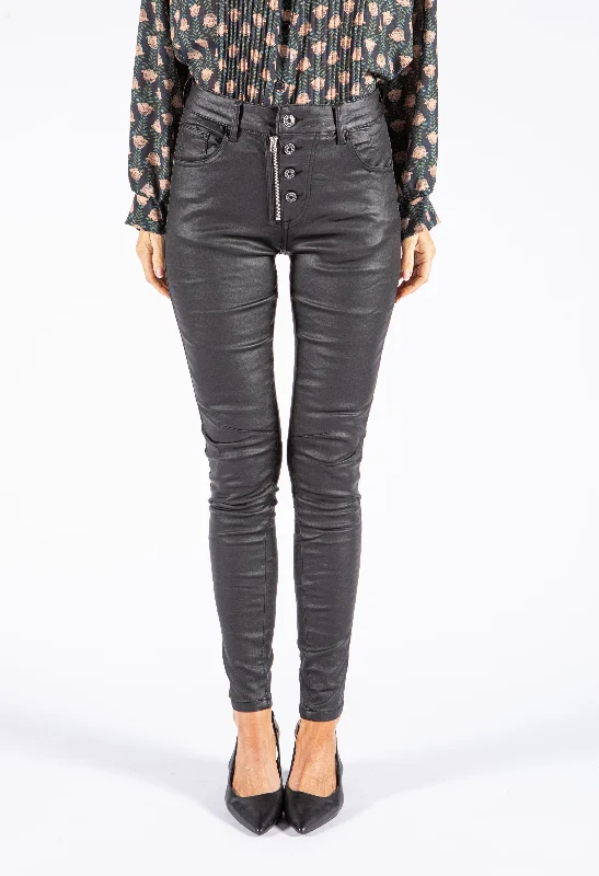 Wide leg silk blend pants for women in a luxurious and flowy styleCrinkle Leather Look Trousers Wide leg silk blend pants for women in a luxurious and flowy styleCrinkle Leather Look Trousers