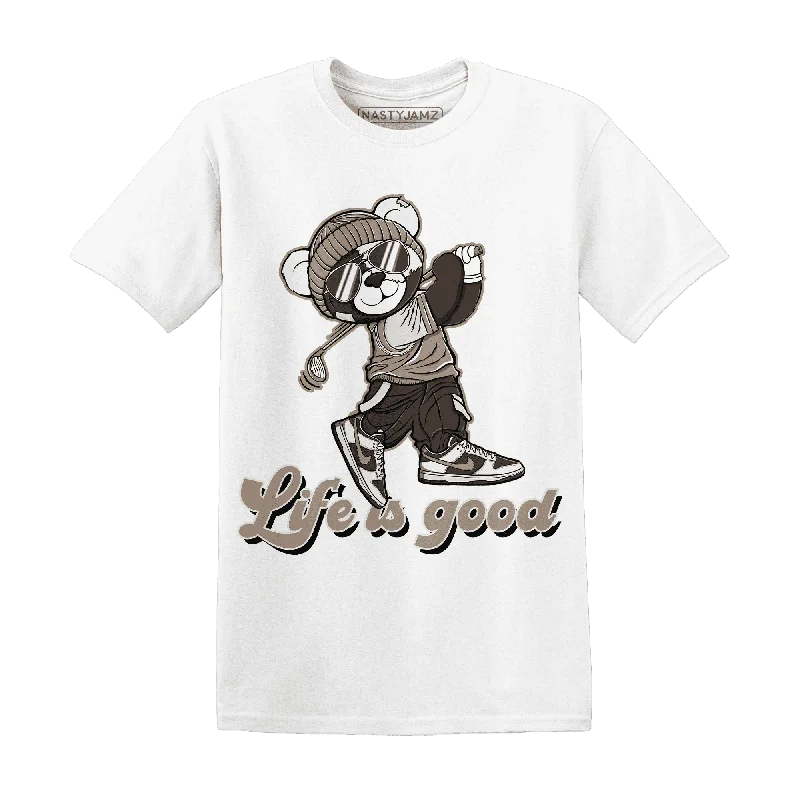 Women's T - shirt with a high - low hem and side slitsNastyJamz Dunk Low Baroque Brown T Shirt Match BER Like Golf Women's T - shirt with a high - low hem and side slitsNastyJamz Dunk Low Baroque Brown T Shirt Match BER Like Golf