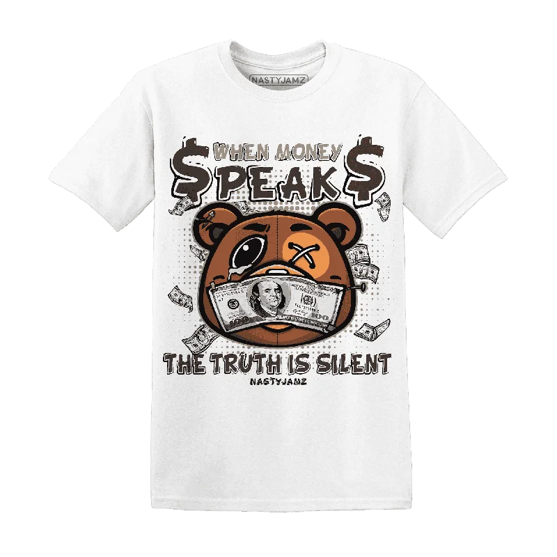 Printed women's T - shirt with a watercolor - inspired patternNastyJamz Dunk Low Baroque Brown T Shirt Match BER Money Speaks Truth Silent Printed women's T - shirt with a watercolor - inspired patternNastyJamz Dunk Low Baroque Brown T Shirt Match BER Money Speaks Truth Silent