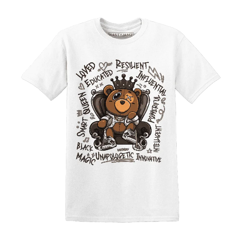 Women's T - shirt with a metallic - colored buttonNastyJamz Dunk Low Baroque Brown T Shirt Match BER Self Definition Women's T - shirt with a metallic - colored buttonNastyJamz Dunk Low Baroque Brown T Shirt Match BER Self Definition