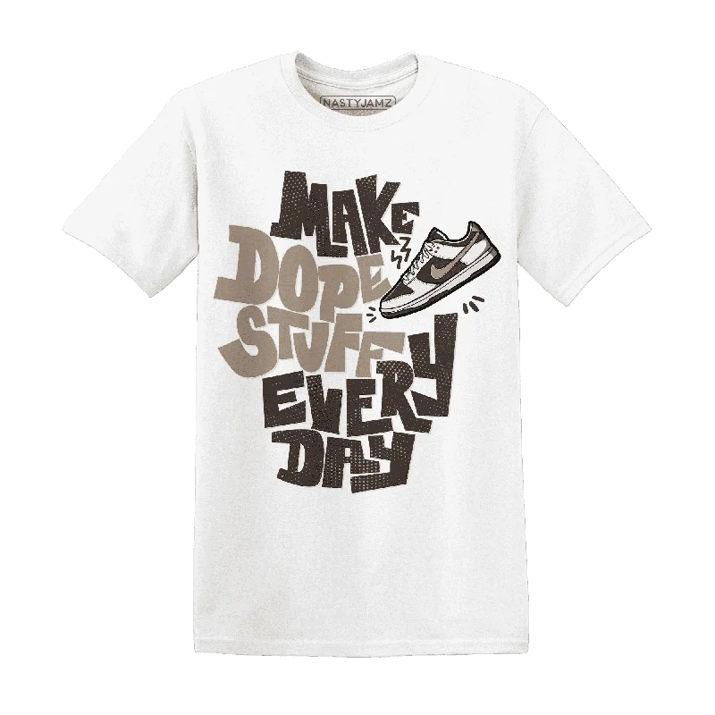 Sleeveless women's athletic T - shirt for workoutsNastyJamz Dunk Low Baroque Brown T Shirt Match Dope Sneaker Sleeveless women's athletic T - shirt for workoutsNastyJamz Dunk Low Baroque Brown T Shirt Match Dope Sneaker