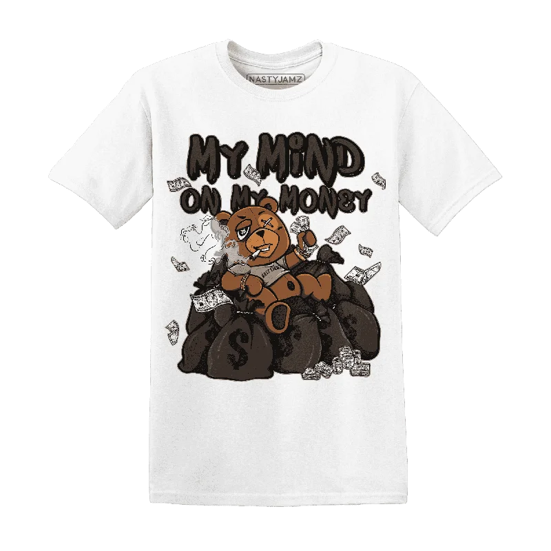 Oversized women's T - shirt with a slouchy fitNastyJamz Dunk Low Baroque Brown T Shirt Match My Money On My Mind BER