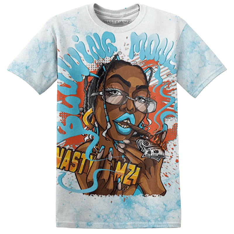 Metallic - threaded women's T - shirt for a touch of glamourNastyJamz Dunk Low Dolphins T Shirt Match Blowing Money Fast Girl 3D All-Over Print Metallic - threaded women's T - shirt for a touch of glamourNastyJamz Dunk Low Dolphins T Shirt Match Blowing Money Fast Girl 3D All-Over Print