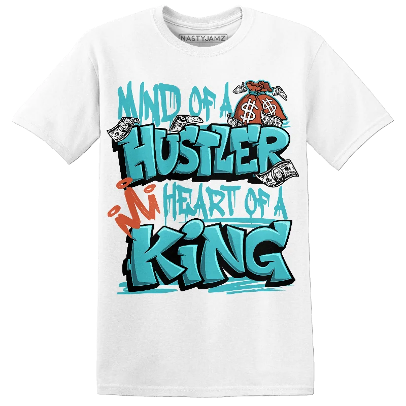 Women's T - shirt with a cropped and fitted bodice and a flared skirtNastyJamz Dunk Low Dolphins T Shirt Match Hustler Heart King