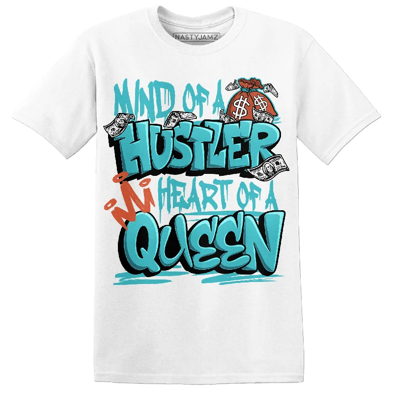 Sleeveless women's athletic T - shirt for workoutsNastyJamz Dunk Low Dolphins T Shirt Match Hustler Heart Queen