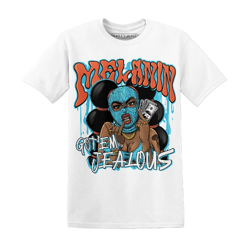 Longline women's T - shirt for a more covered - up styleNastyJamz Dunk Low Dolphins T Shirt Match Melanin Got Em Jealous