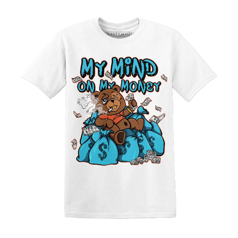 Women's T - shirt with a beaded - embroidery detailNastyJamz Dunk Low Dolphins T Shirt Match My Mind On My Money BER