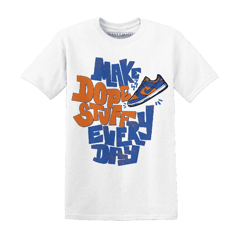Women's cotton blend T - shirt with a soft feelNastyJamz Dunk Low Knicks T Shirt Match Dope Sneaker Women's cotton blend T - shirt with a soft feelNastyJamz Dunk Low Knicks T Shirt Match Dope Sneaker