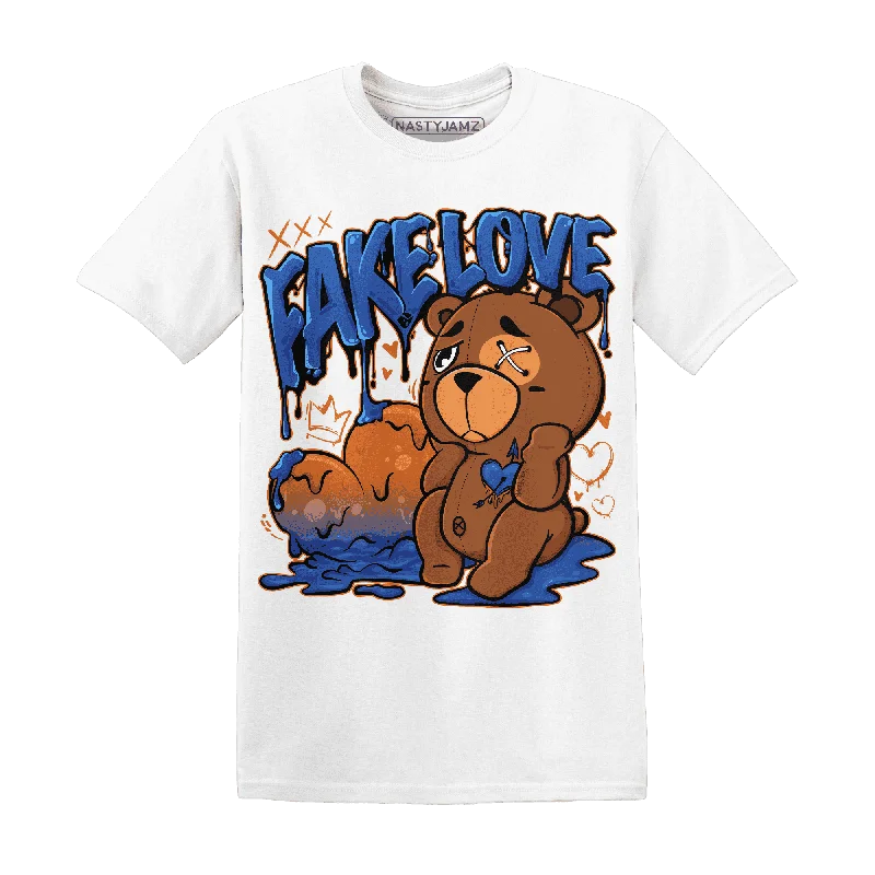 Women's off - the - shoulder T - shirt for a flirty lookNastyJamz Dunk Low Knicks T Shirt Match Fake Love BER Women's off - the - shoulder T - shirt for a flirty lookNastyJamz Dunk Low Knicks T Shirt Match Fake Love BER