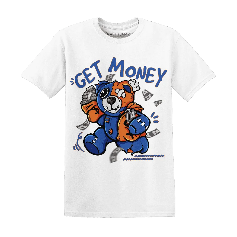 Ruffled women's T - shirt for a feminine touchNastyJamz Dunk Low Knicks T Shirt Match Get Money BER Ruffled women's T - shirt for a feminine touchNastyJamz Dunk Low Knicks T Shirt Match Get Money BER