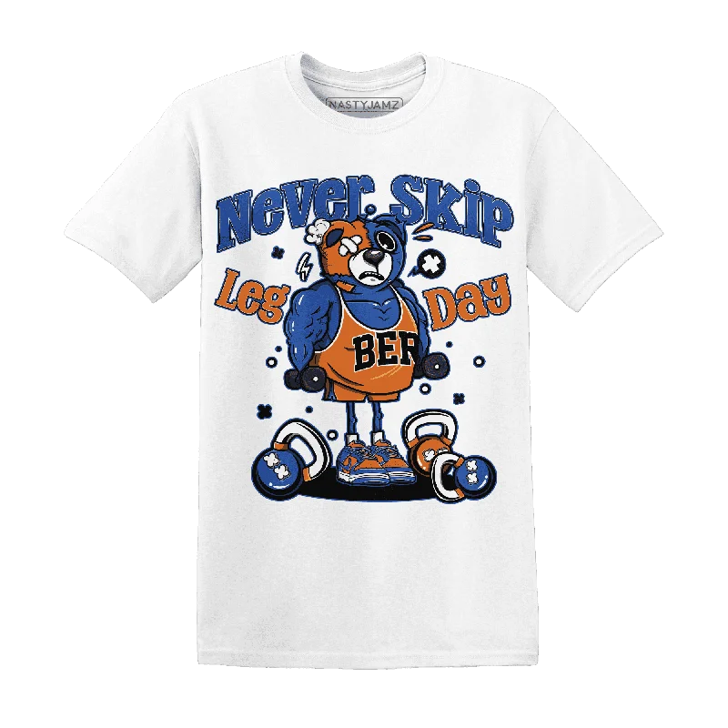 Women's T - shirt with a side slit for added styleNastyJamz Dunk Low Knicks T Shirt Match Leg Day BER Women's T - shirt with a side slit for added styleNastyJamz Dunk Low Knicks T Shirt Match Leg Day BER