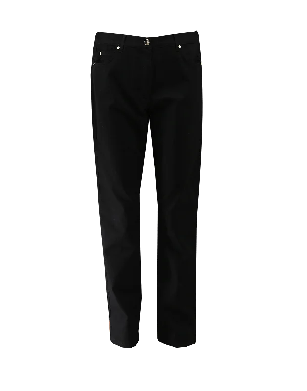 Trousers with front pleats for women in a formal and tailored lookFive Pocket Denim Pant