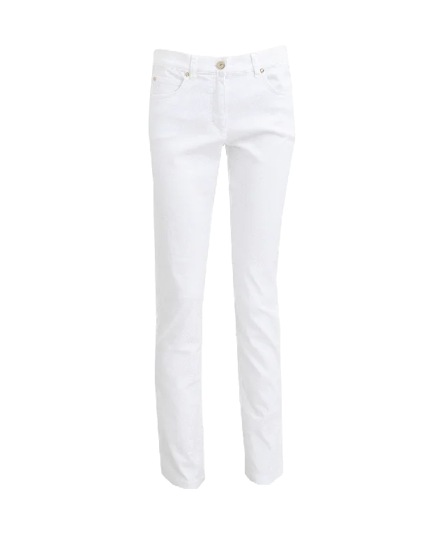 Ankle pants with zippers for women in a convenient designFive Pocket Legging